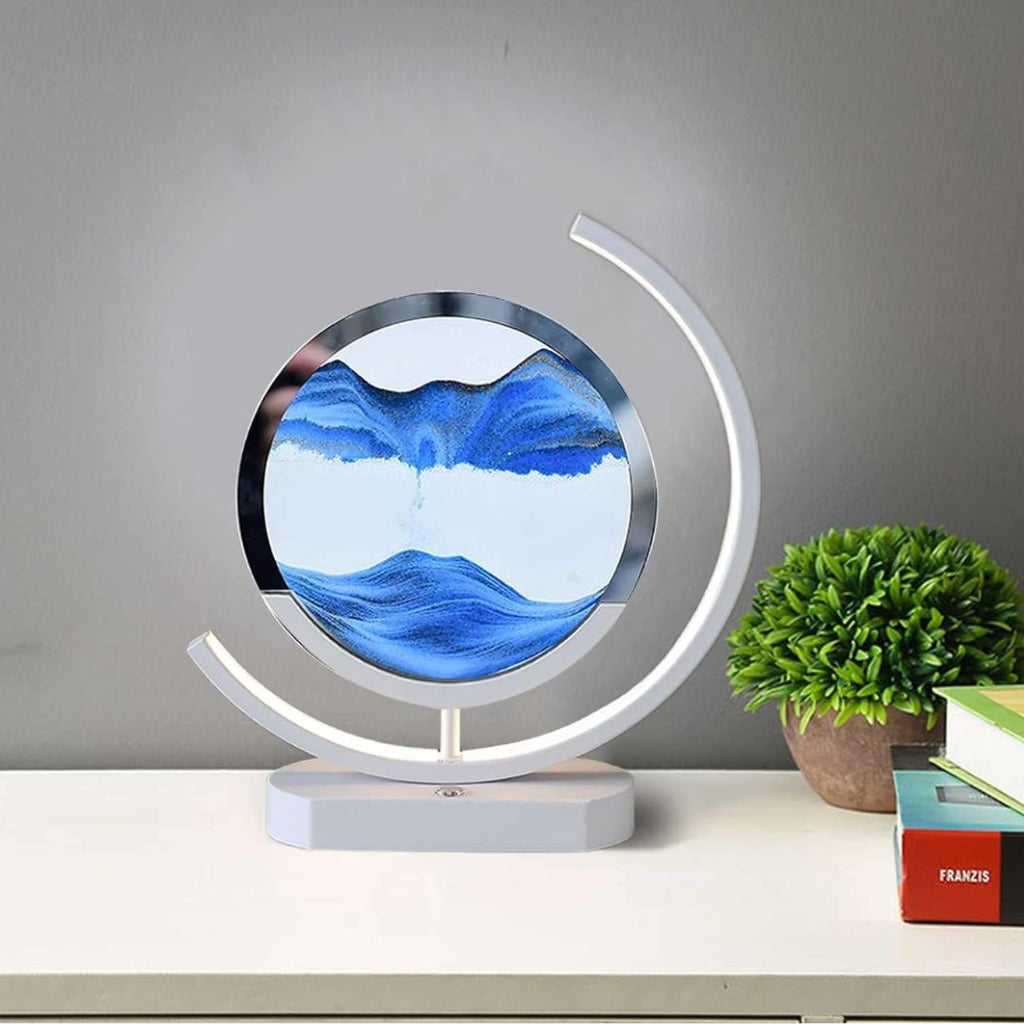 SandScape dekorative LED-Tischlampe — Bewegliche Sandkunst