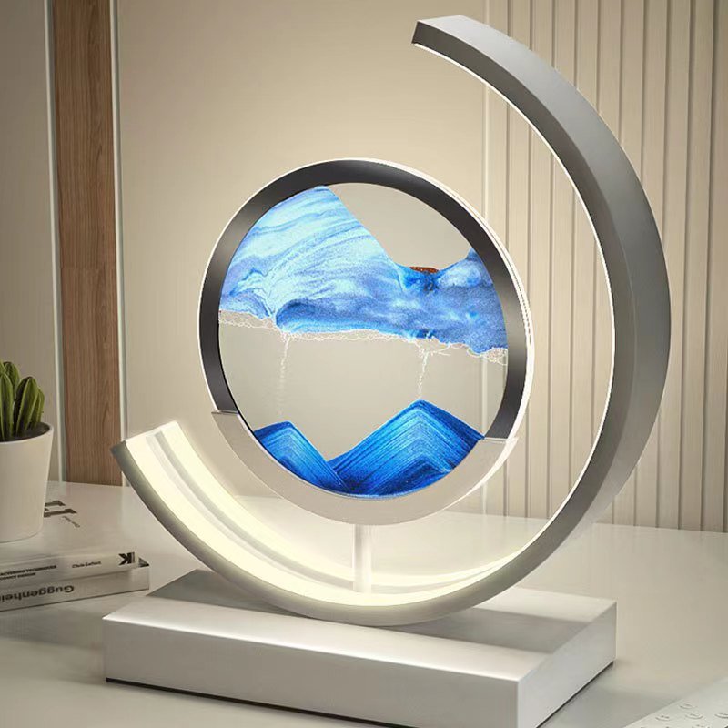 SandScape dekorative LED-Tischlampe — Bewegliche Sandkunst