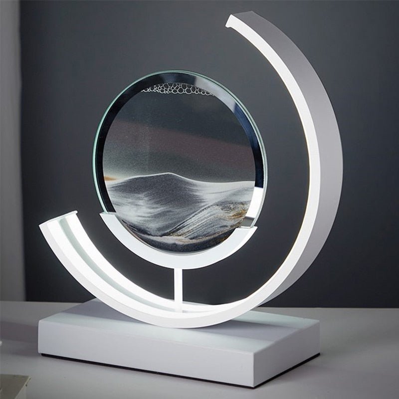 SandScape dekorative LED-Tischlampe — Bewegliche Sandkunst