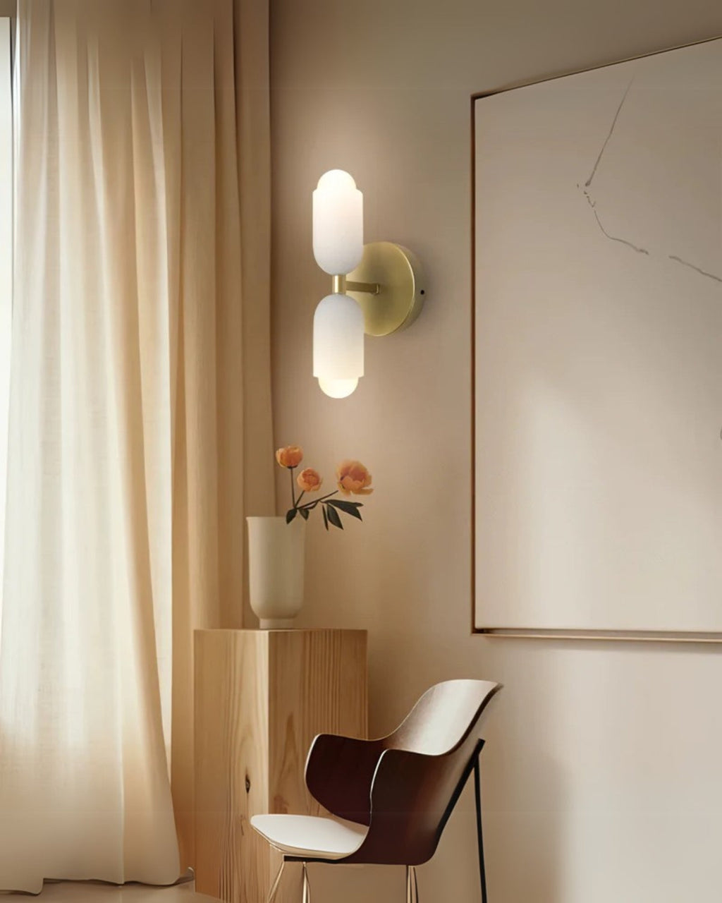 LumiStar Wall Lamp with Star Projection for Ambient Lighting