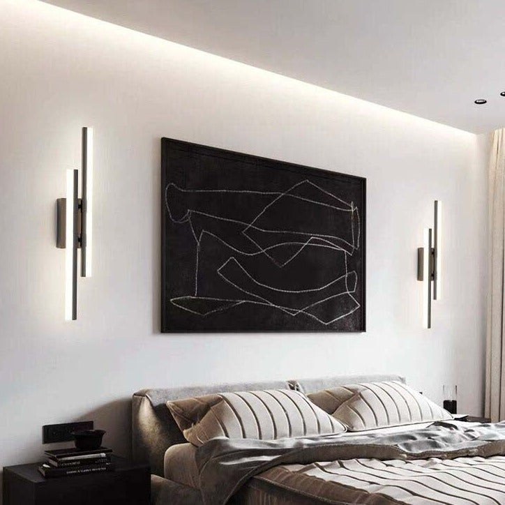 Stripe Pattern LED Wall Lamp for Hallways and Living Areas