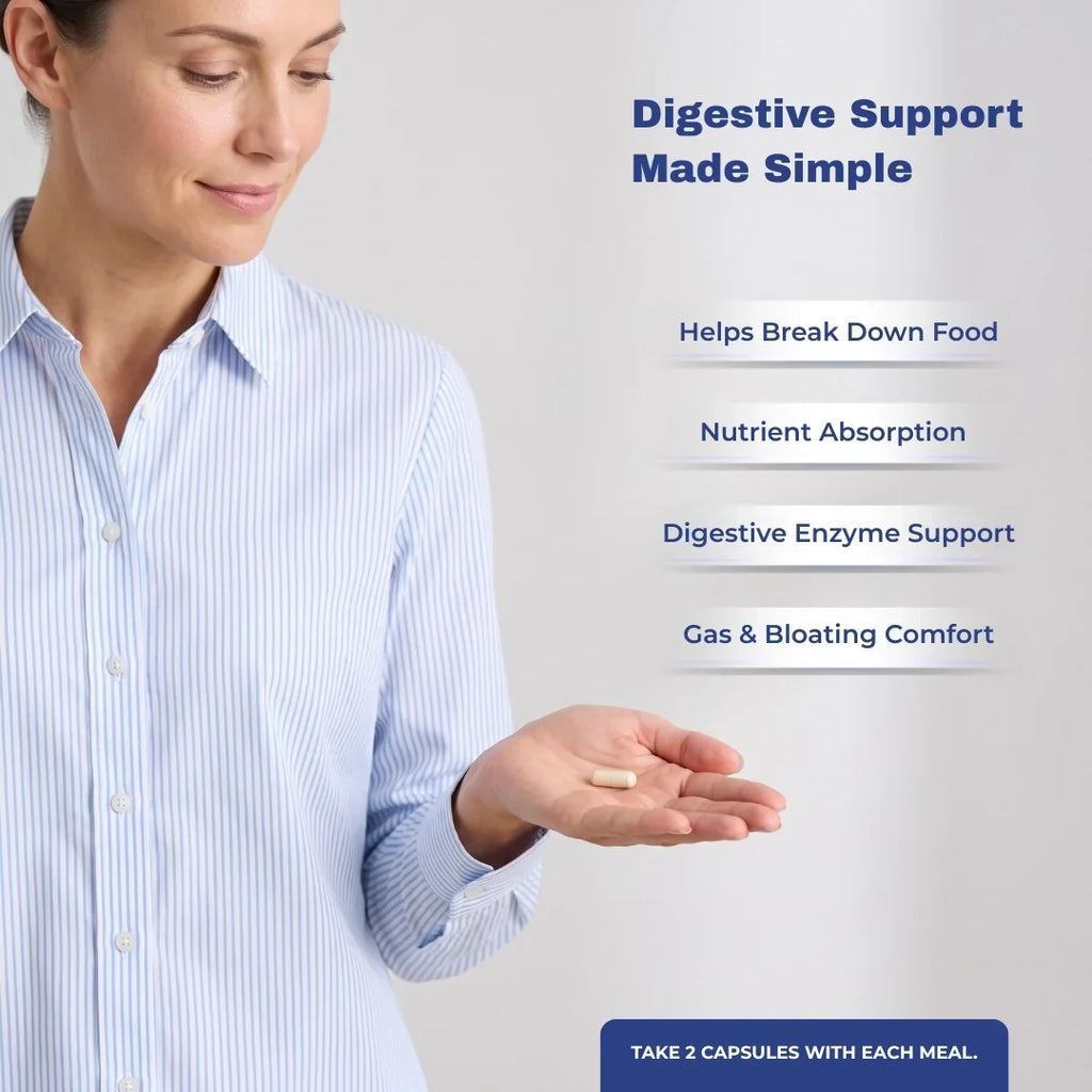Digestive Enzymes Ultra: Full-Spectrum Gut Comfort & Nutrient Support