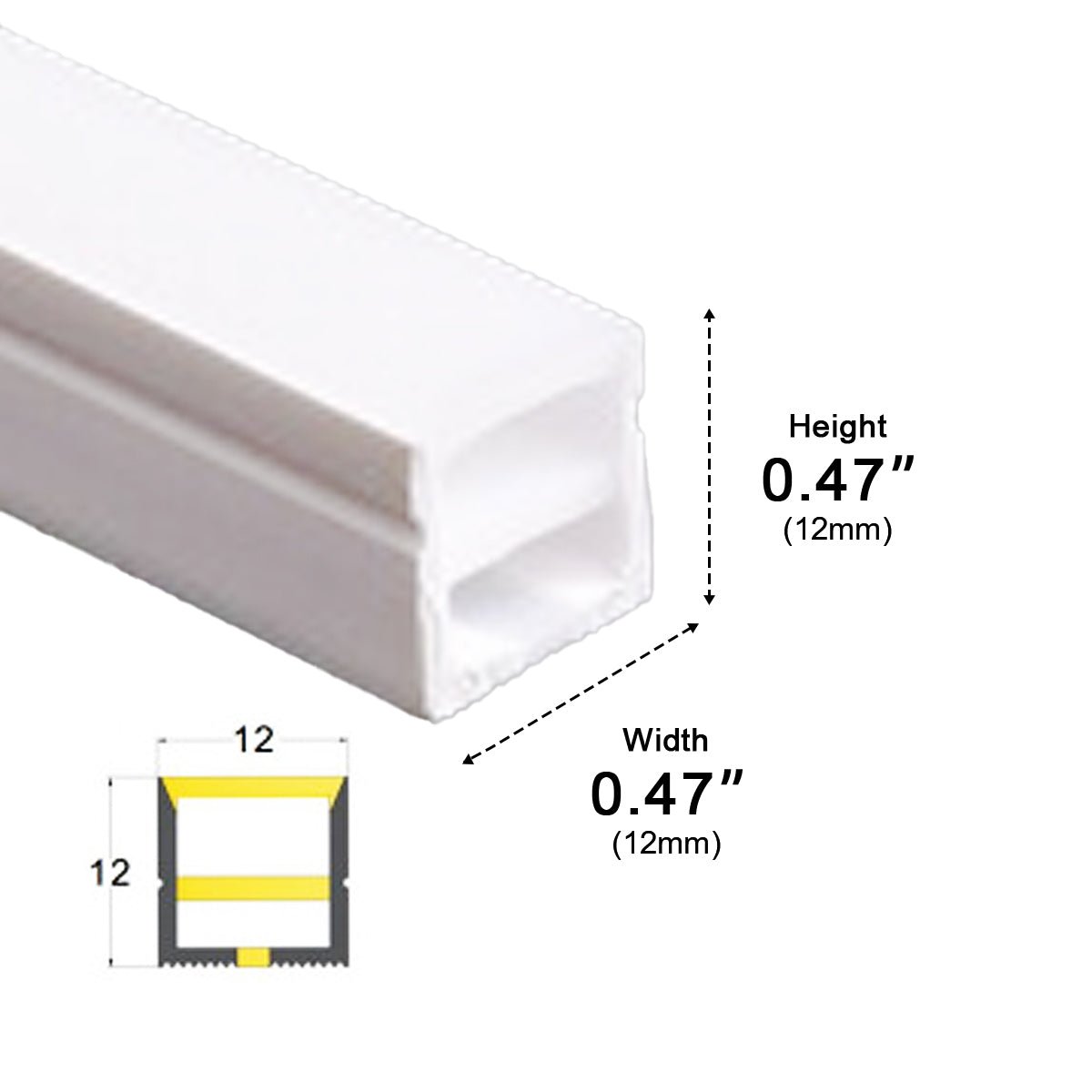 Architectural Step Edge Glow Strip Light | Ventumra