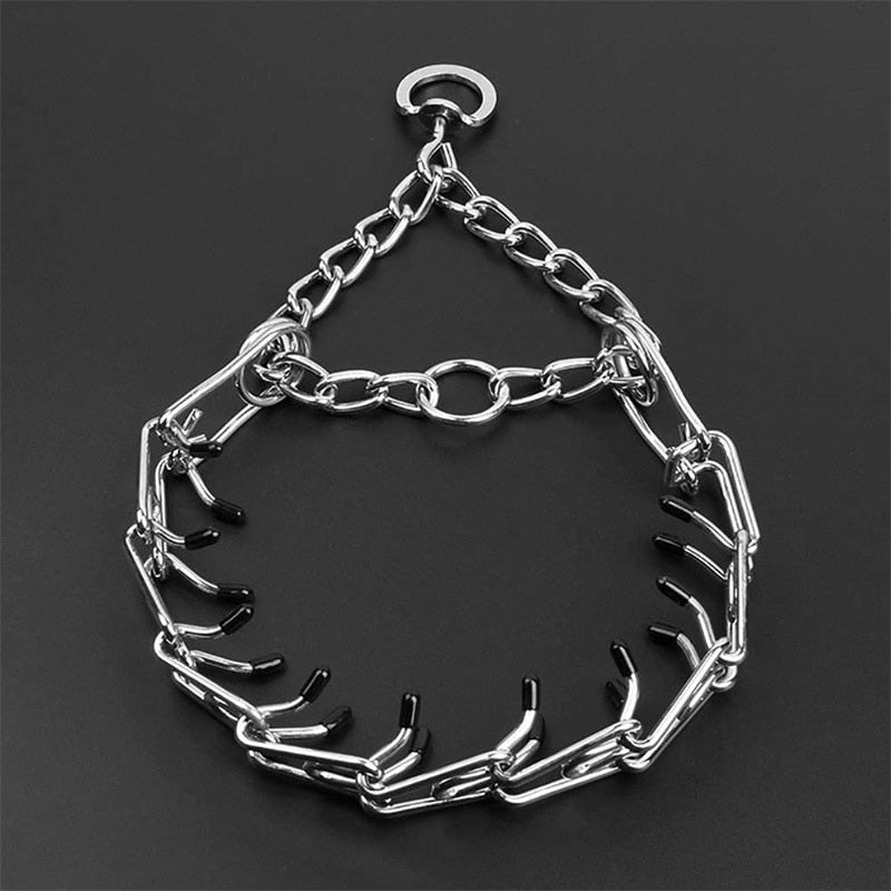 Adjustable Dog Training Collar with Rubberized Prongs | ventumra