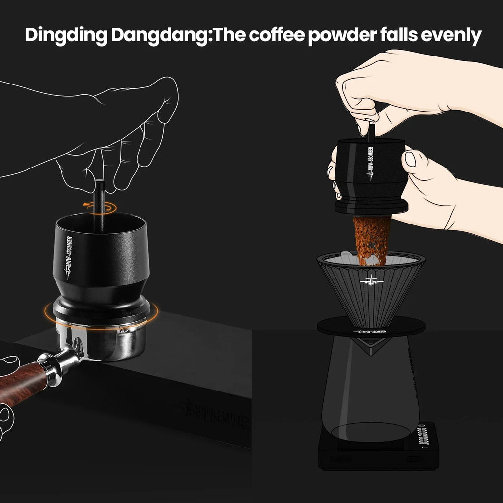 BrewMaster espressokaffefordeler - størrelser på 51-54 mm og 58 mm