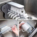 CleanoPro Double-Sided Glass Cleaner Brush — Flexible Bristles