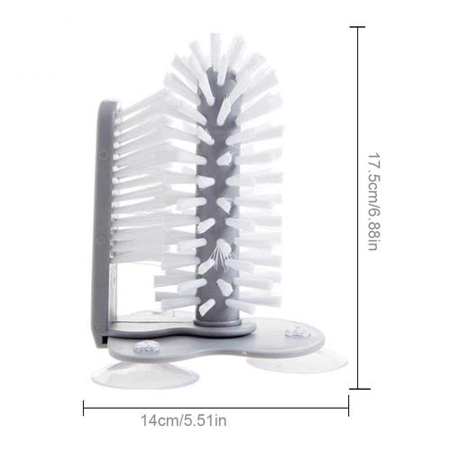 CleanoPro Double-Sided Glass Cleaner Brush — Flexible Bristles