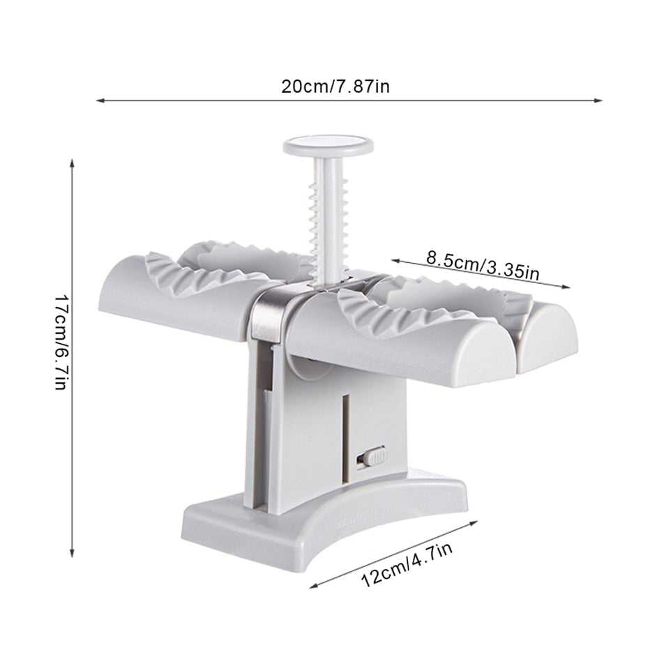 Automatic Dumpling Maker — Dual-Press Non-Stick Kitchen Tool