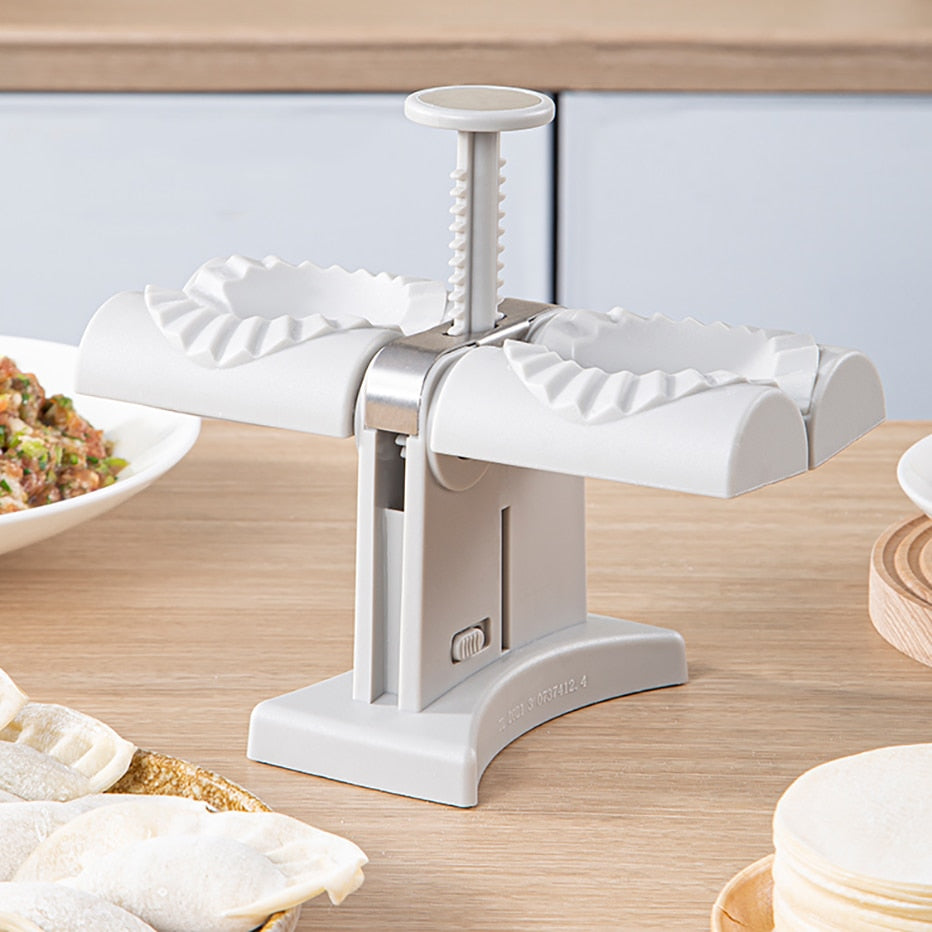 Automatic Dumpling Maker — Dual-Press Non-Stick Kitchen Tool