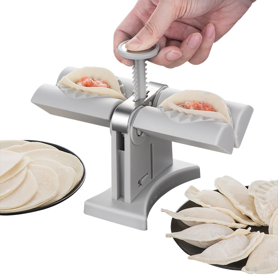 Automatic Dumpling Maker — Dual-Press Non-Stick Kitchen Tool