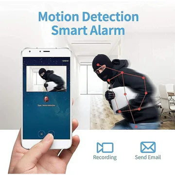 Kompakt WiFi biztonsági kamera - 1080P hang, éjjellátó