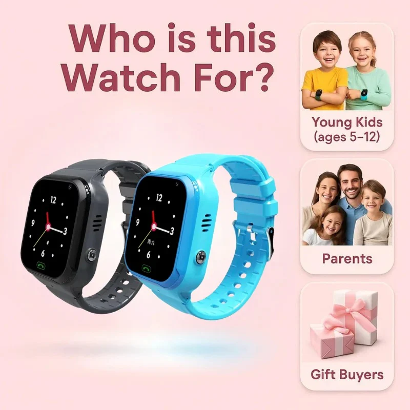 Children’s GPS Tracker Watch — SOS Alerts, Two-Way Calling