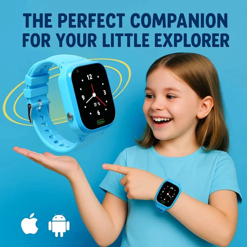 Children’s GPS Tracker Watch — SOS Alerts, Two-Way Calling