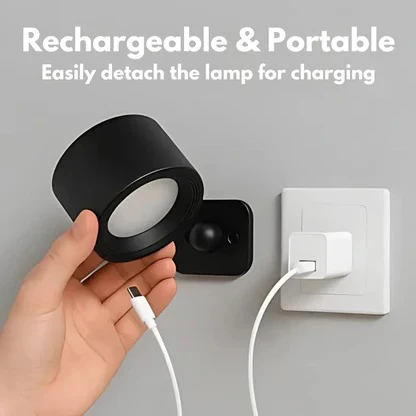 Dobíjecí magnetické nástěnné světlo - nastavitelná rotace o 360°