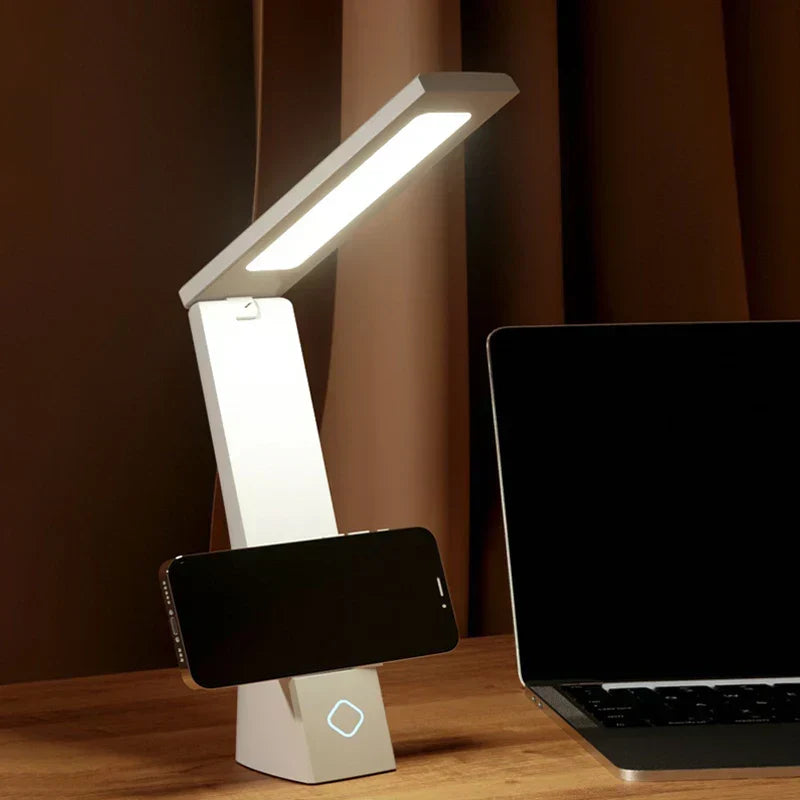 Flexible LED Desk Lamp — USB Port, Soft Eye-Friendly Light