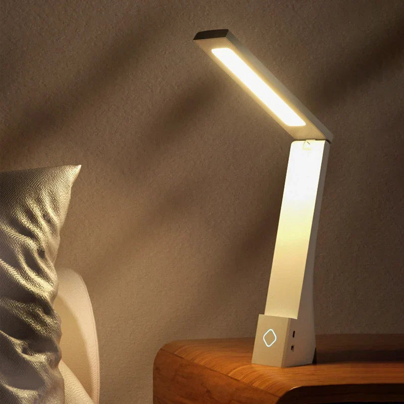 Flexible LED Desk Lamp — USB Port, Soft Eye-Friendly Light