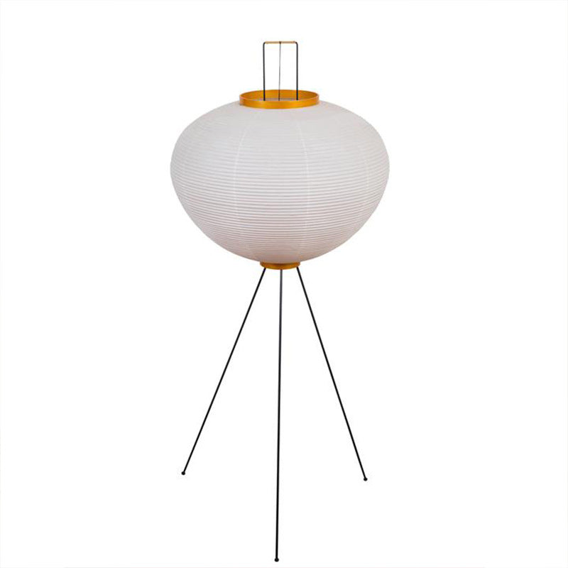 Orion Tripod Floor Lamp With Paper Lantern Shade for Warm Glow