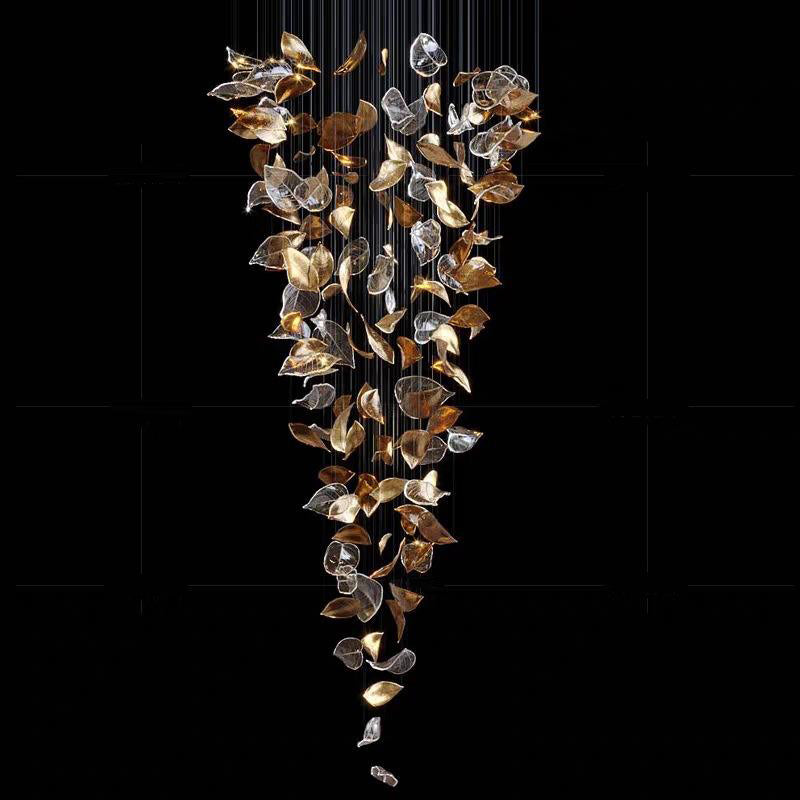 SylvaLeaf Glass Pendant Light for Dining Rooms Ambient Glow