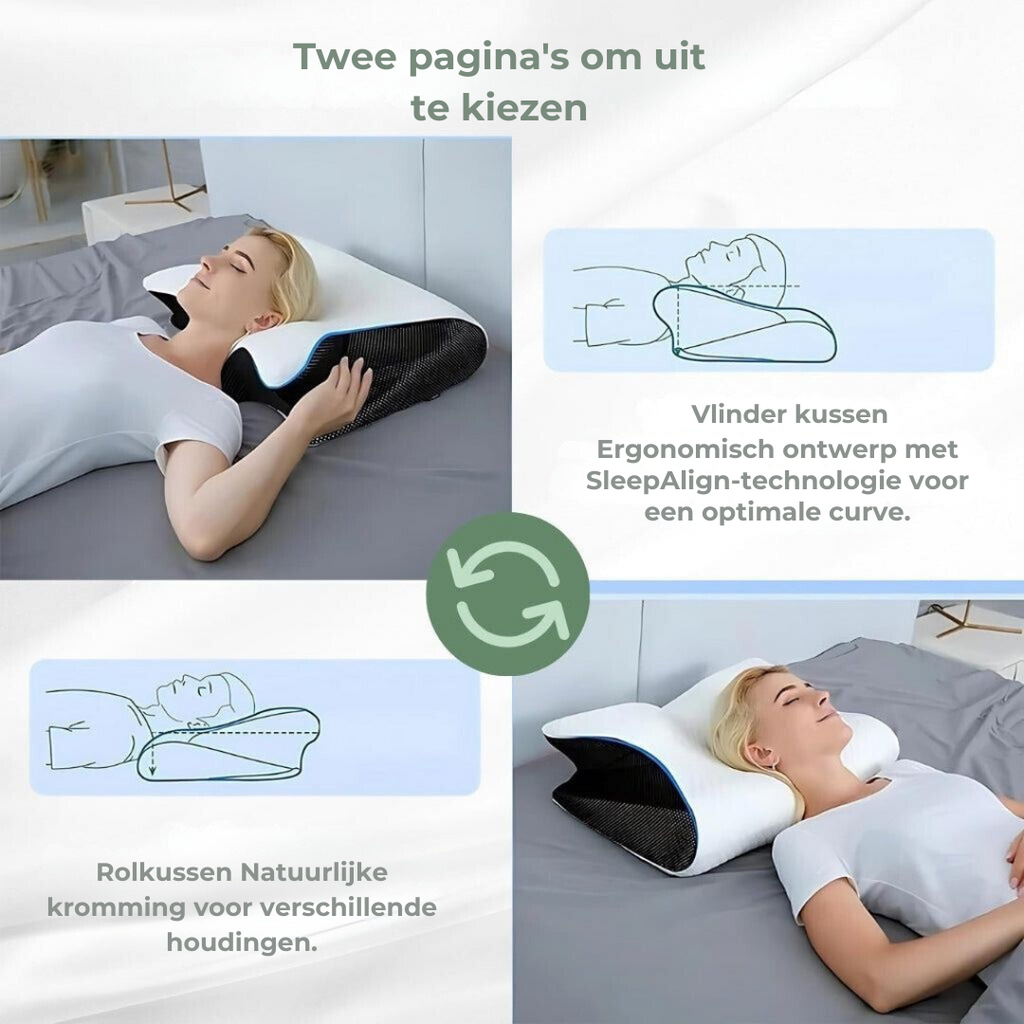 DreamAlign Orthopedic Pillow – Luxury Memory Foam for Neck Pain & All Sleeping Positions | ventumra