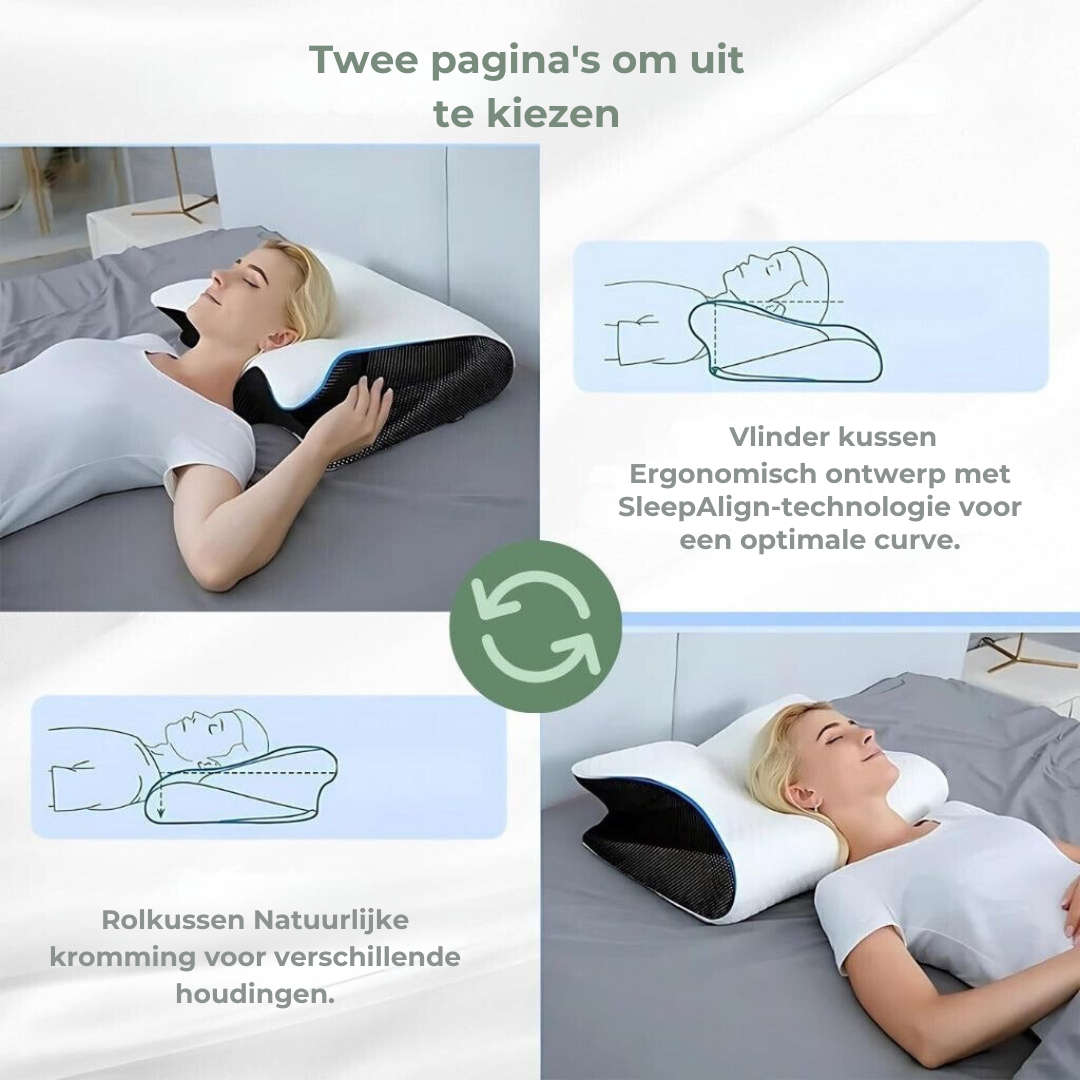 DreamAlign Orthopedic Pillow – Luxury Memory Foam for Neck Pain & All Sleeping Positions | ventumra