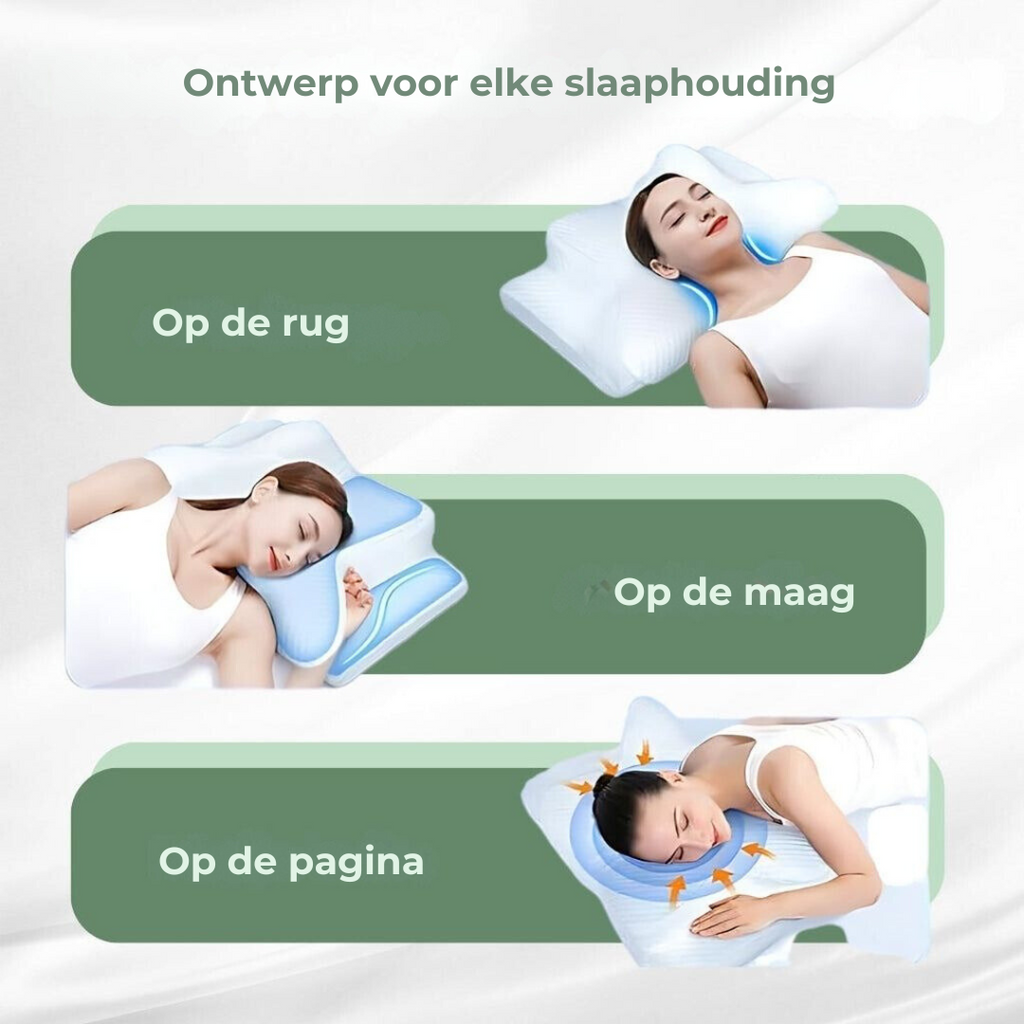 DreamAlign Orthopedic Pillow – Luxury Memory Foam for Neck Pain & All Sleeping Positions | ventumra