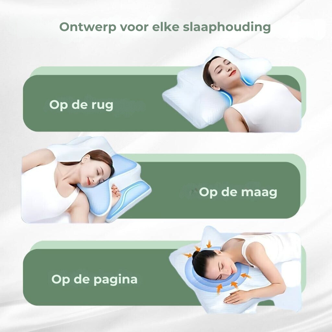 DreamAlign Orthopedic Pillow – Luxury Memory Foam for Neck Pain & All Sleeping Positions | ventumra