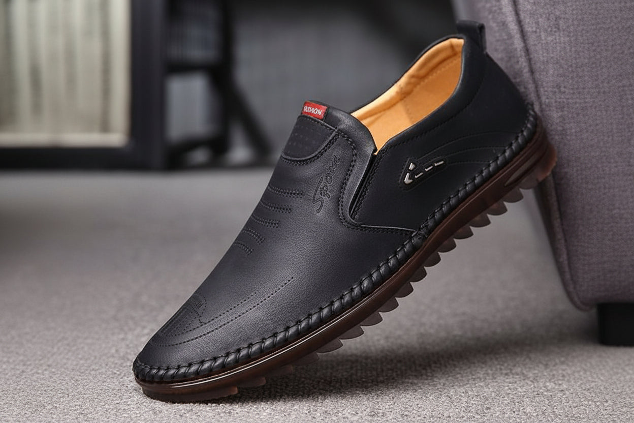 Mocassins en Cuir Véritable - Confort Souple