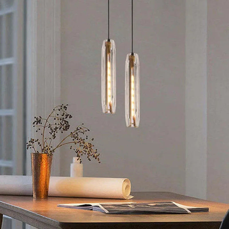 June Brass Designer Glass Pendant Lamp Smoky | ventumra