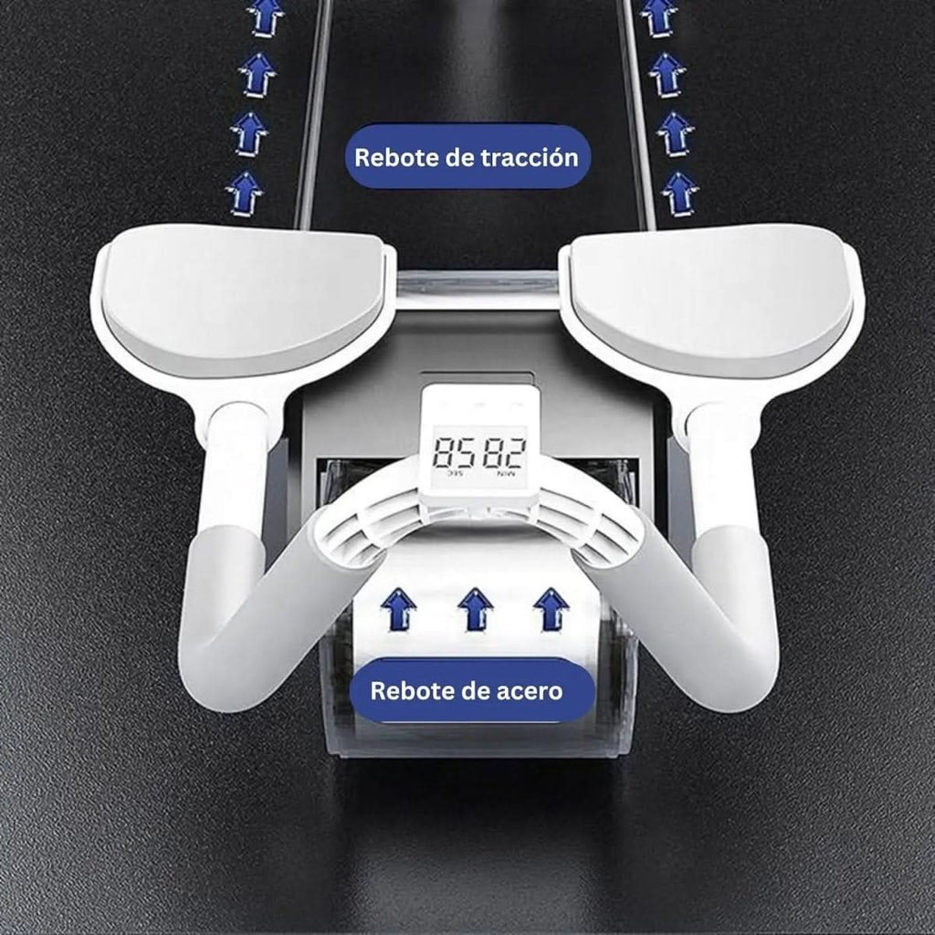 PulseFlex Fitness Roller — Spring-Assisted Design and Integrated Return Mechanism for Abdominal and Hip Training
