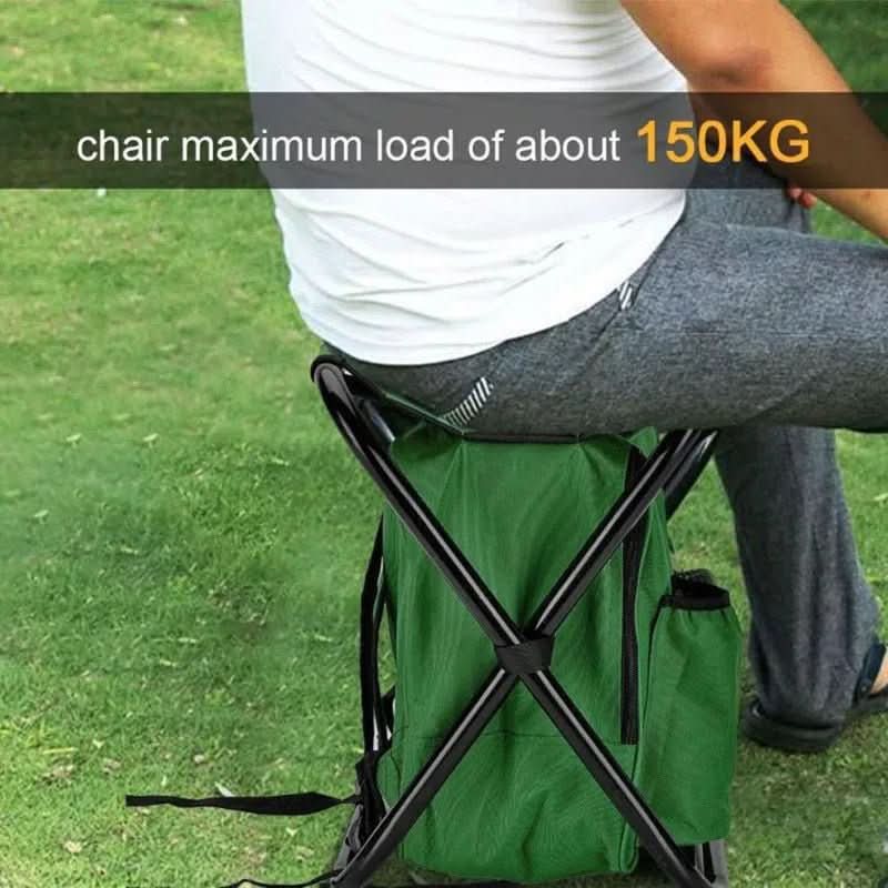 Mochila de camuflagem 3 em 1 CamoMate — cadeira dobrável e saco térmico integrados