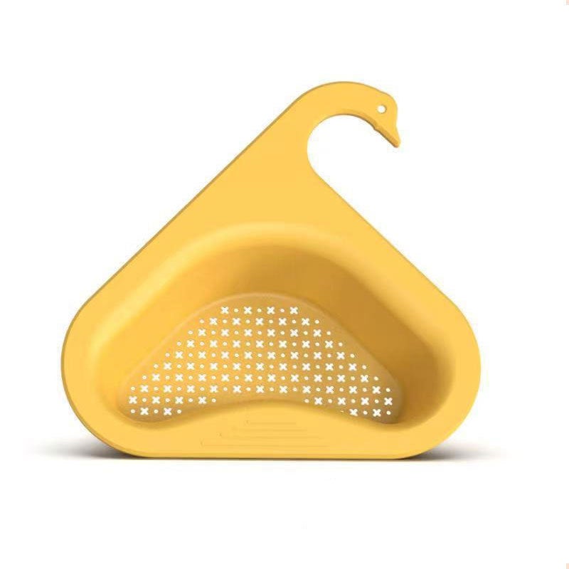 AquaNest Corner Sink Caddy — Stable Kitchen Drain Basket