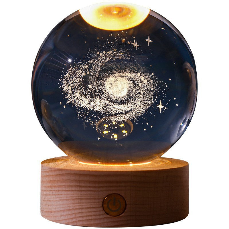 LumaOrb Elegant Ambient 3D Night Lamp For Bedroom Decor