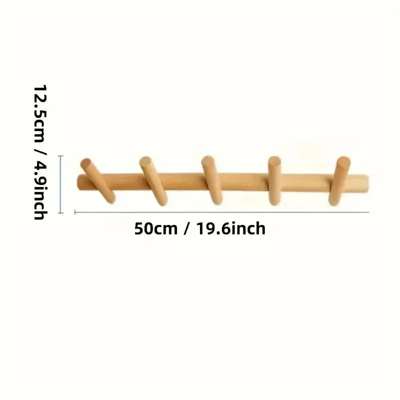 Scandinavian Wooden Wall Hooks | Ventumra