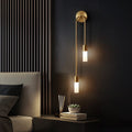 Rime Modern Wall Sconce for Bedeside Gold 2 PCS | ventumra