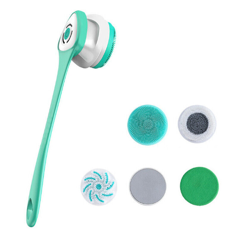 Spinning Exfoliating Bath Brush with Long Handle | ventumra