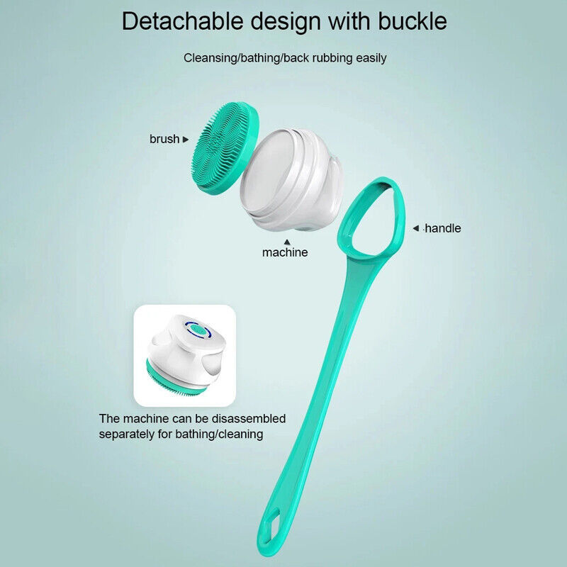 Spinning Exfoliating Bath Brush with Long Handle | ventumra
