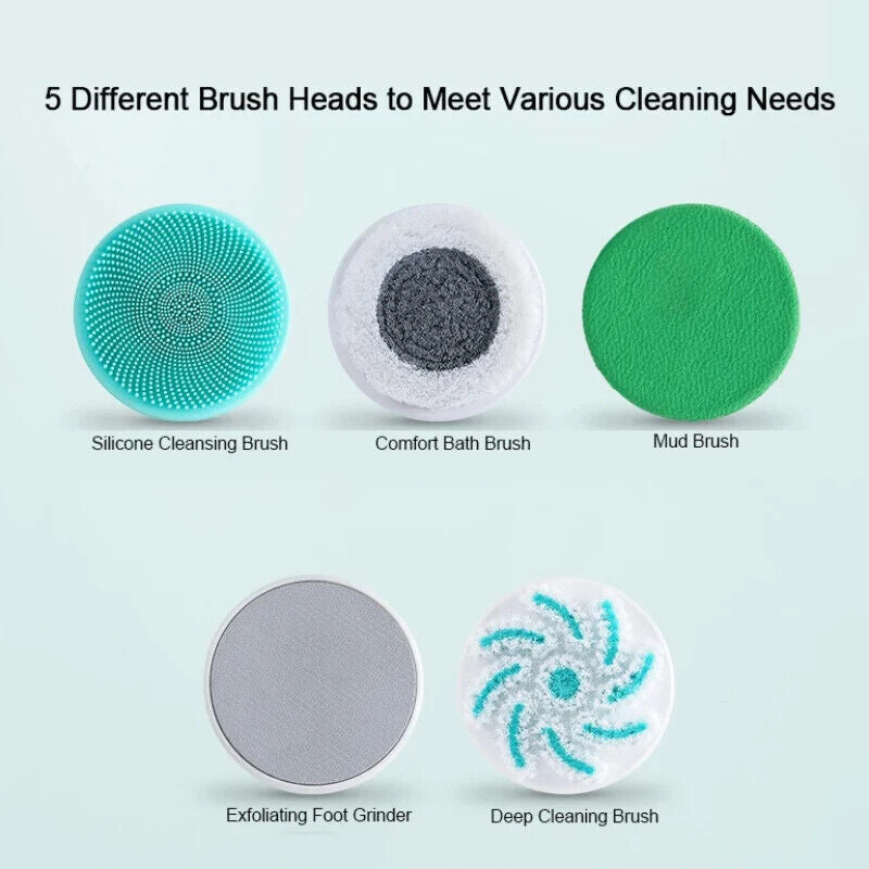 Spinning Exfoliating Bath Brush with Long Handle | ventumra