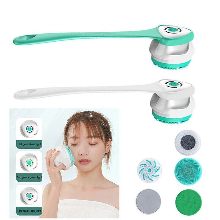 Spinning Exfoliating Bath Brush with Long Handle | ventumra
