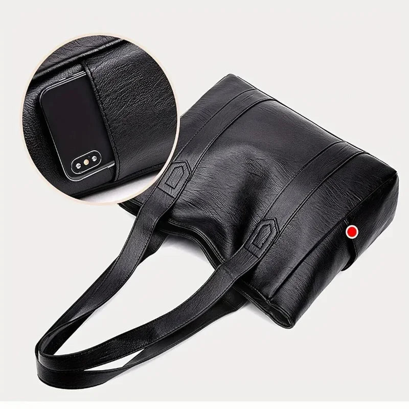 Retro Genuine Leather Shoulder Bag | ventumra