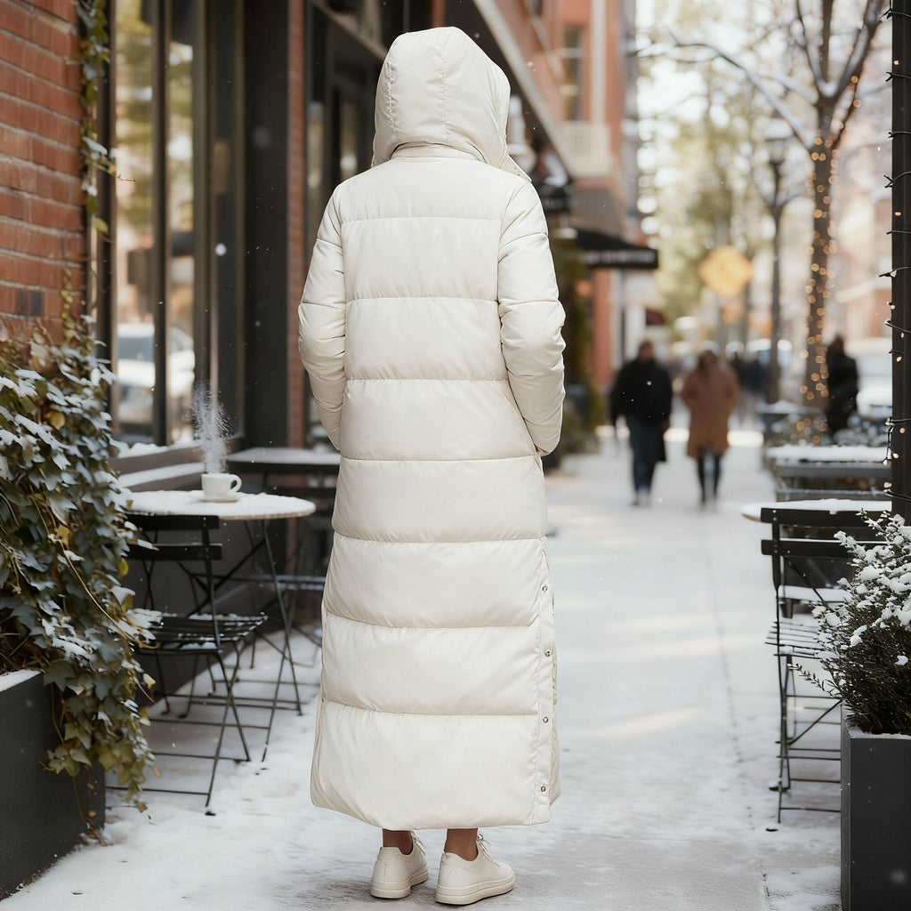 Maxi Hooded Winter Puffer Coat | ventumra