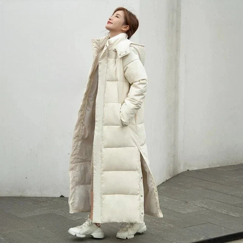 Maxi Hooded Winter Puffer Coat | ventumra
