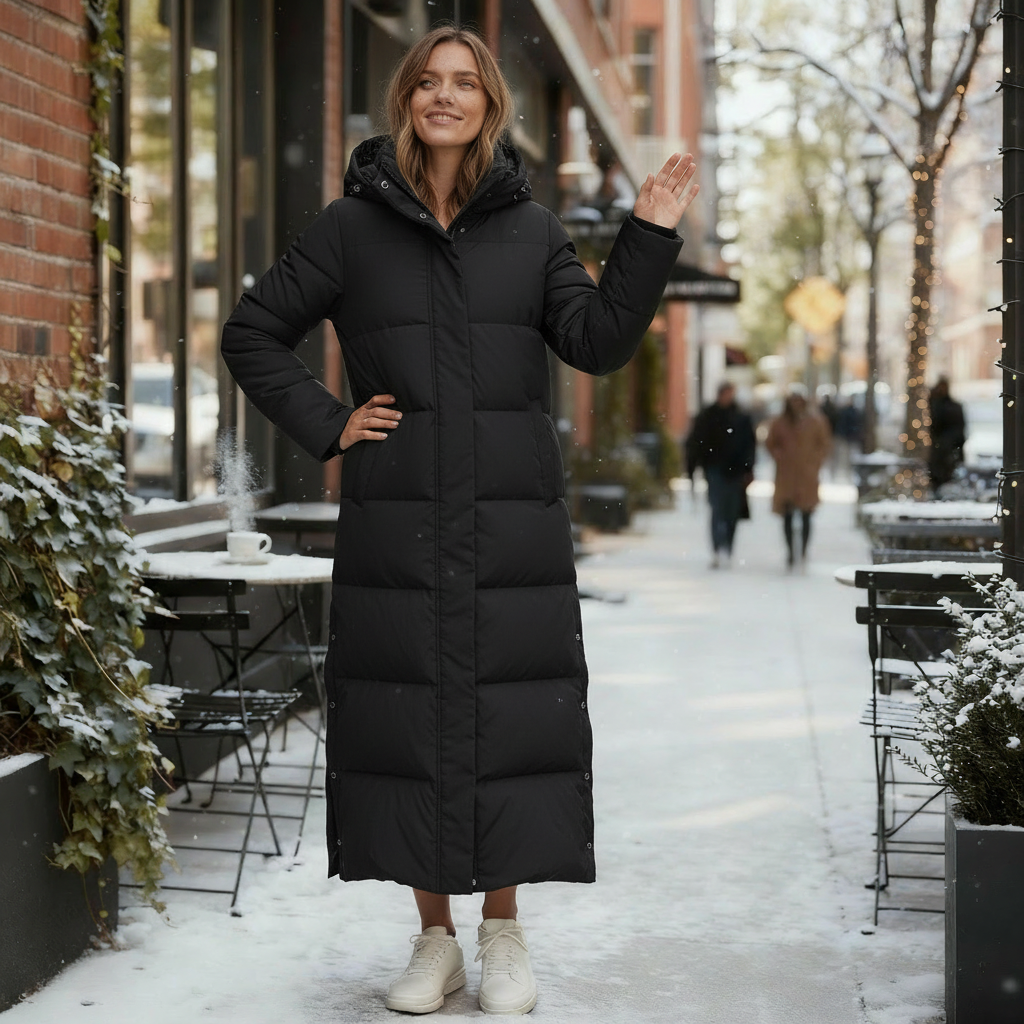 Maxi Hooded Winter Puffer Coat | ventumra