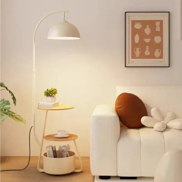 Nordal | Scandinavian Floor Lamp With Built-In Storage