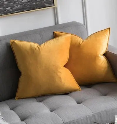 Plush Velvet Pillow Cover - European Design | ventumra