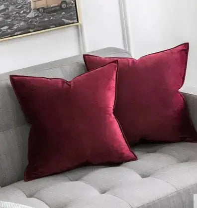Plush Velvet Pillow Cover - European Design | ventumra