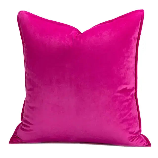 Plush Velvet Pillow Cover - European Design | ventumra