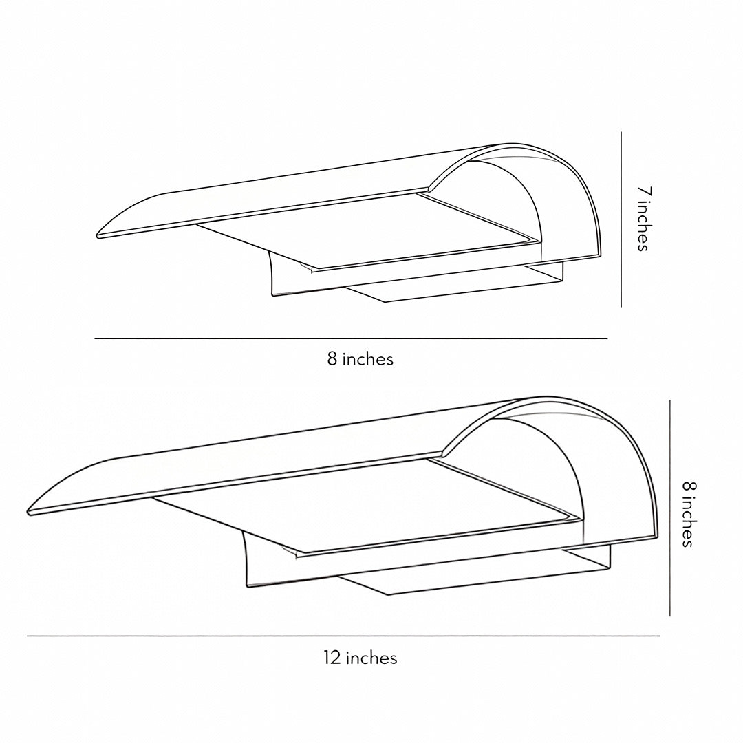 Venkovní nástěnné svítidlo Aeris Canopy | Ventumra