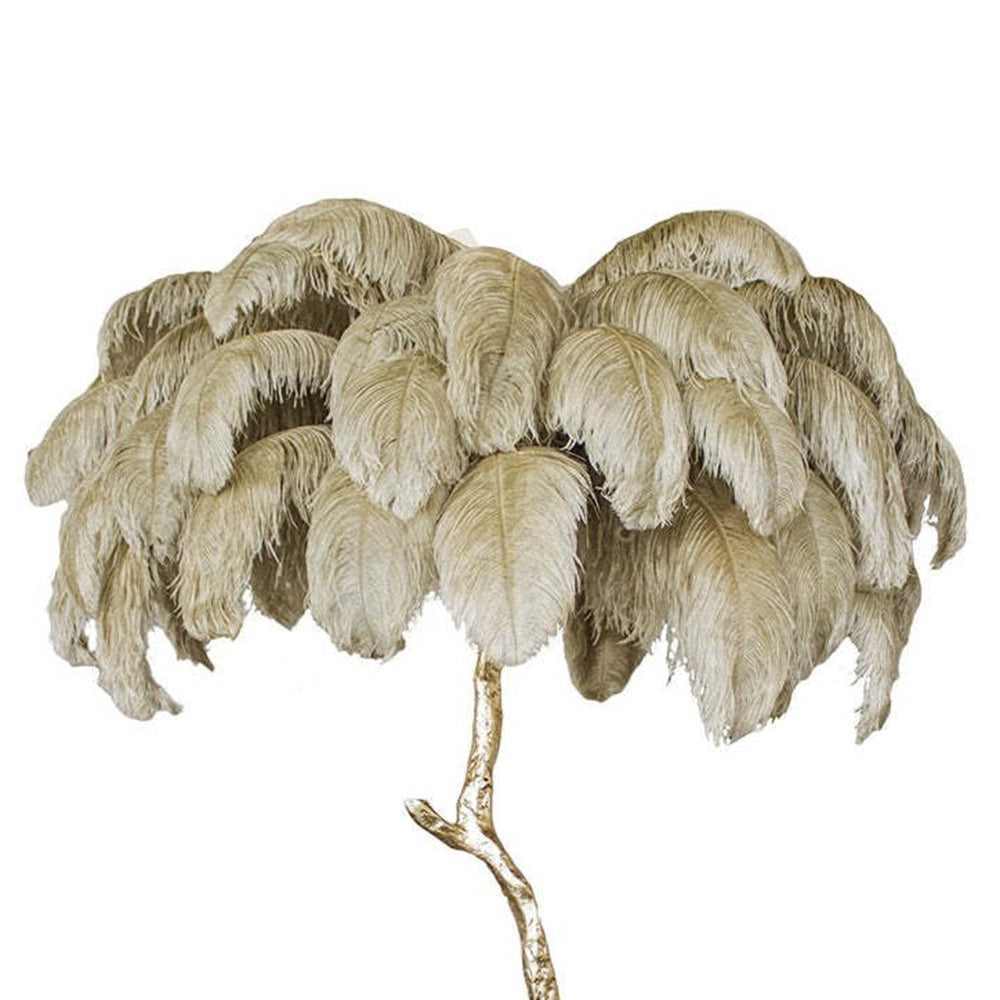 O'Moore Nordic Luxury Unique Ostrich Feather Floor Lamp/Table Lamp - Neutralighting