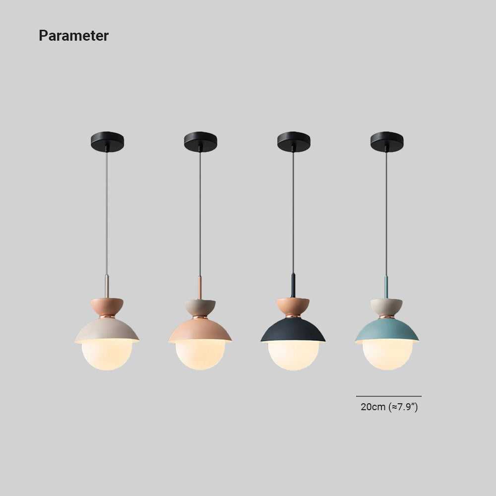 Aria Nordic Minimalist Globe Pendant Light，4 Colours | ventumra