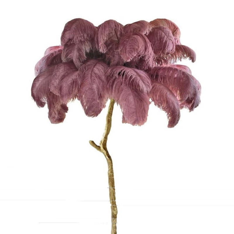 O'Moore Nordic Luxury Unique Ostrich Feather Floor Lamp/Table Lamp | ventumra